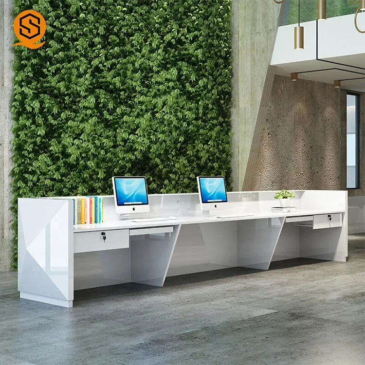 Modern Cool Front Reception Counter Cosmetic Hospital Medical Luxury  Beauty Salon Reception Desk