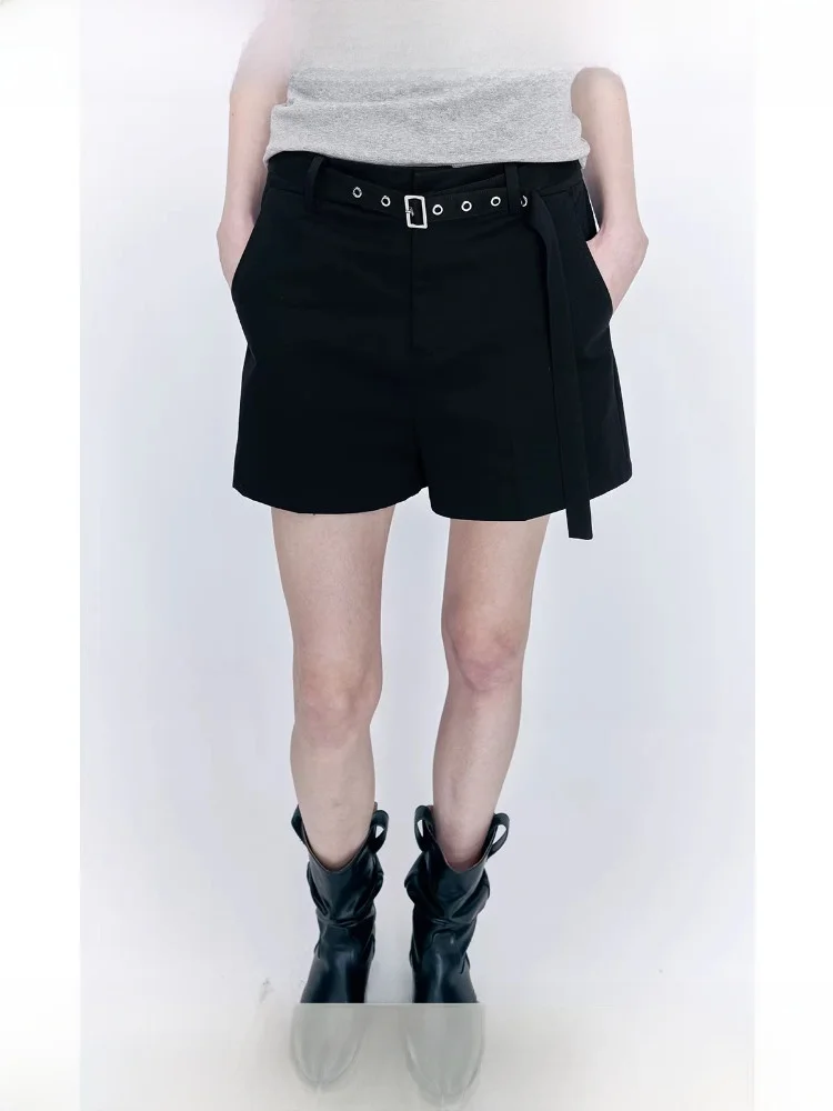 

Planites Vol8 Pure Cotton High Densi Sand Wa Decorative Adjustable Waist Belt Suit orts Women's Busin Casual Pants