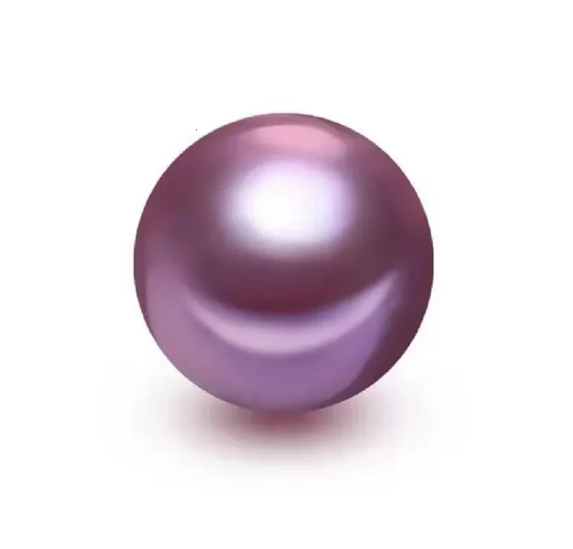 

10-11 мм фиолетовый круглый свободный жемчуг непросверленные женские свадебные украшения для изготовления ювелирных изделий серьги-кольца кулон