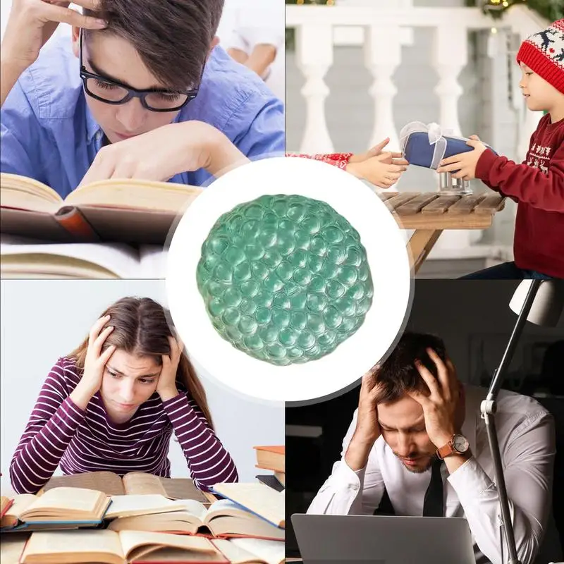 لعبة الضغط على كرة الضغط للأطفال لتخفيف التوتر، لعبة كرة الضغط الممتعة المحمولة المهدئة، لعبة ناعمة للسفر، إدارة الغضب للأطفال