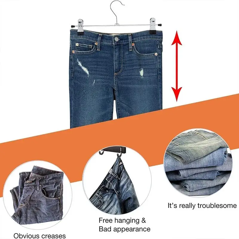 رف سراويل متعدد الأغراض ، شماعات ملابس ، مشبك خزانة ملابس ، مانع للانزلاق ، مقاوم للرياح ، تجفيف الملابس ، 10 * * #6