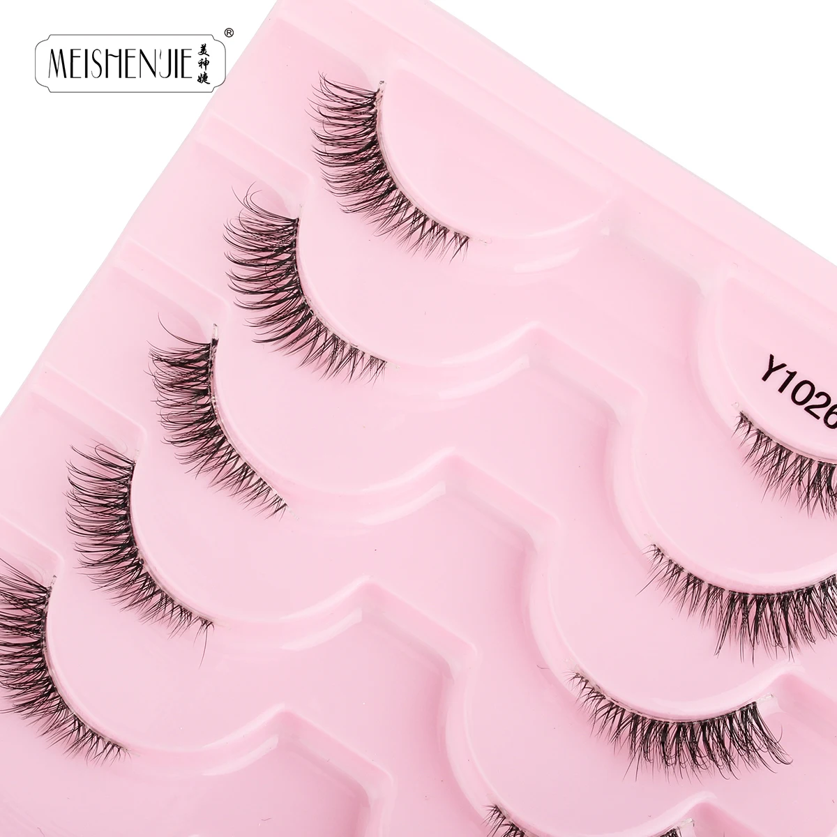 Half Eye Lashes 3/10 Pairs 3D Mink Lashes Reusable Faux False Eyelashes Natural Soft Fluffy Makeup Tools Extension Lashes