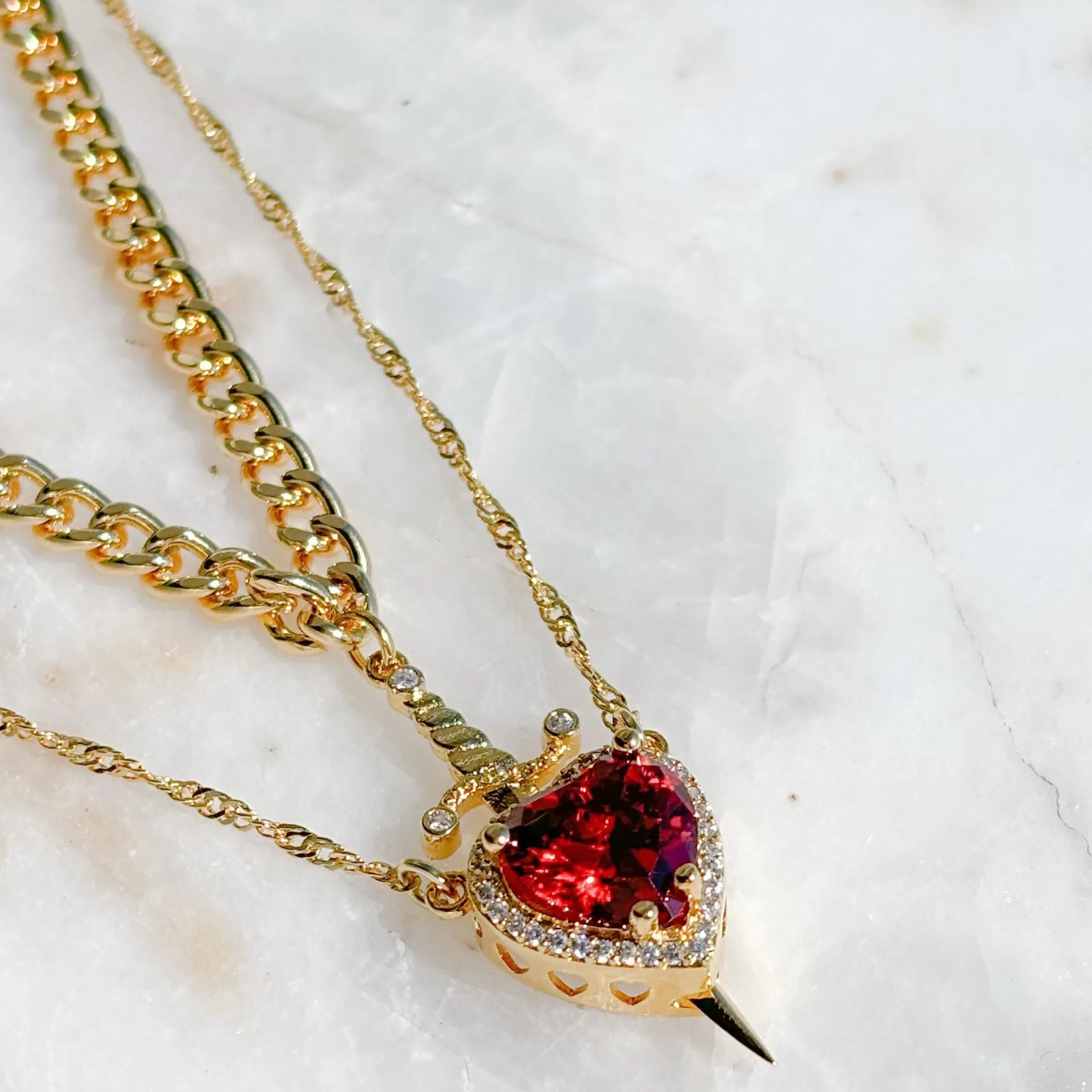 Couple Pendant Necklace