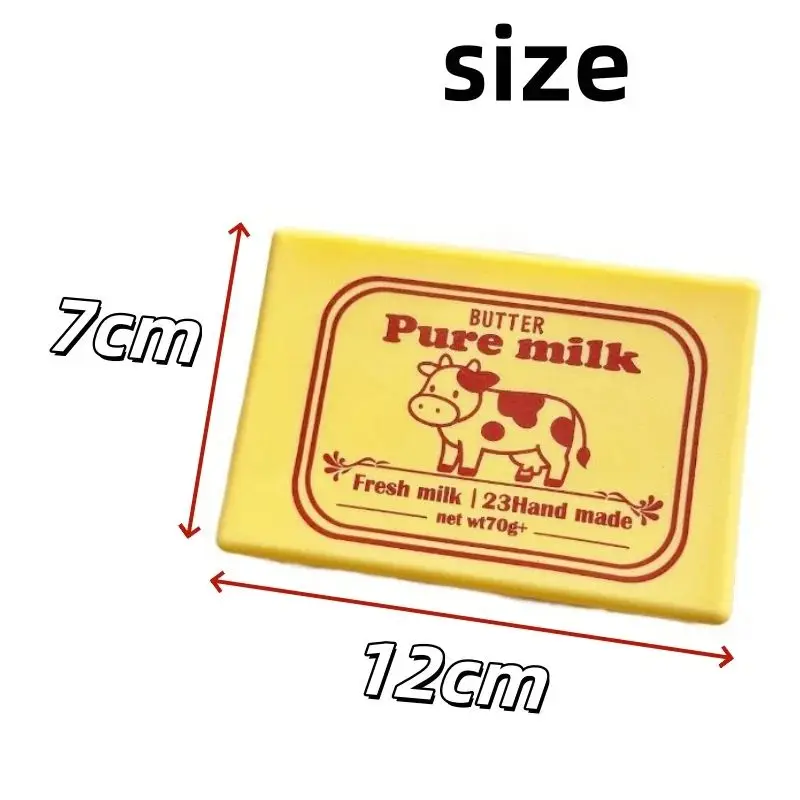 Simulated Butter Block Slow Rising Squishy Soft Squeeze Fidget Toy Anxiety ADHD Autism Sensory Stress Relief Creative Gift