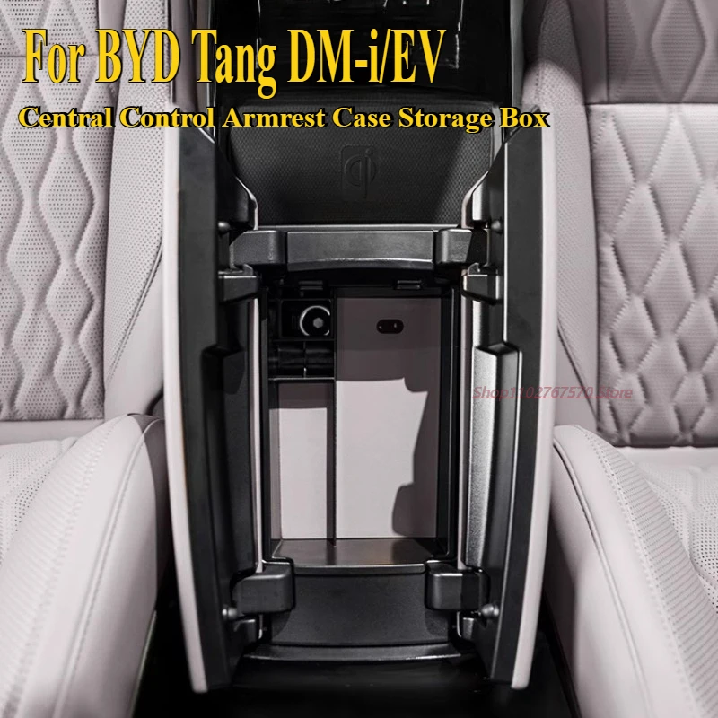 

For BYD Tang DM-i/EV Intelligent Driving Version Central Control Armrest Case Storage Box Car Interior Modification Accessories