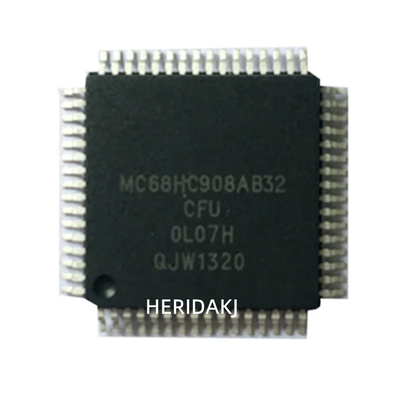 1-10pcs MC68HC908AB32CFU = MC908AB32CFU MC68HC908AB32 QFP-64 IC CHIPS