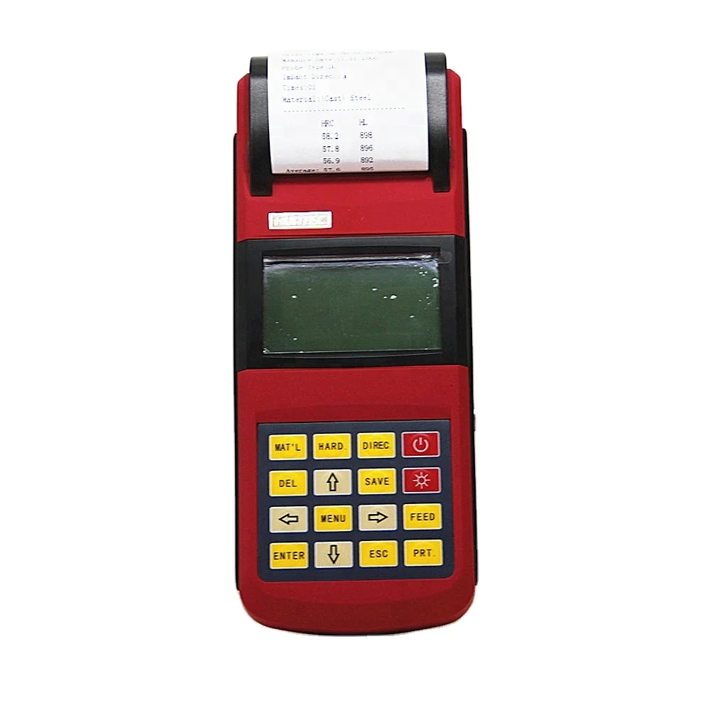 rechargeable battery integrated with printer separate D probe hardness tester portable