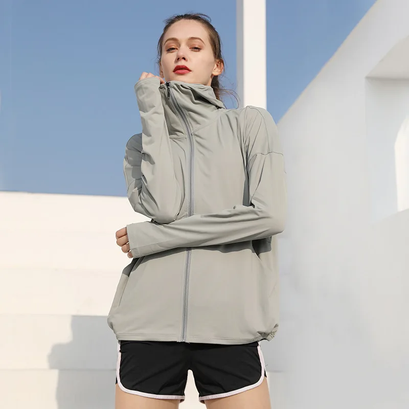 Men's Windbreaker Summer Sun Protection Jacket Sweatshirt Outwear Sports Cycling Thin Hooded Coats Men Plantain Brand Clothing
