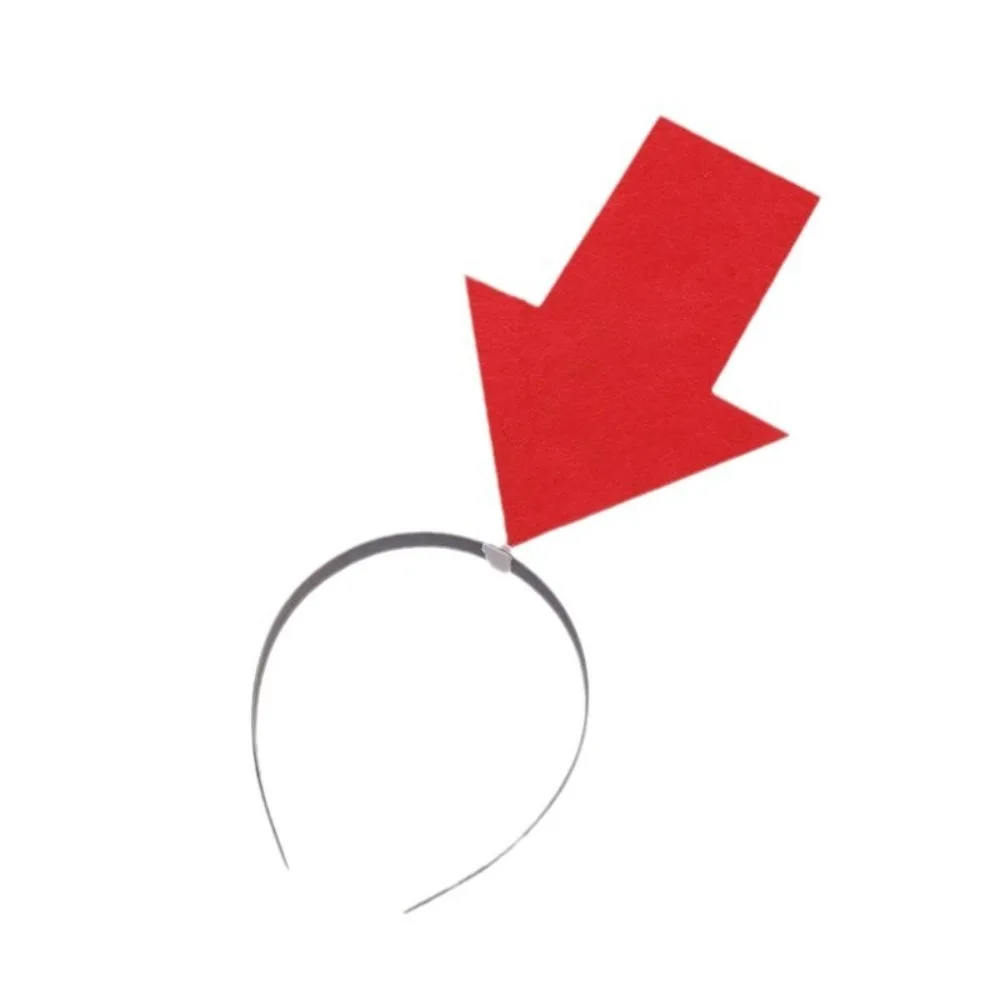 Cute 8.6inch Hairband Question Mark Arrow WiFi Concert Headwear Love Hair Band Valentine's Day