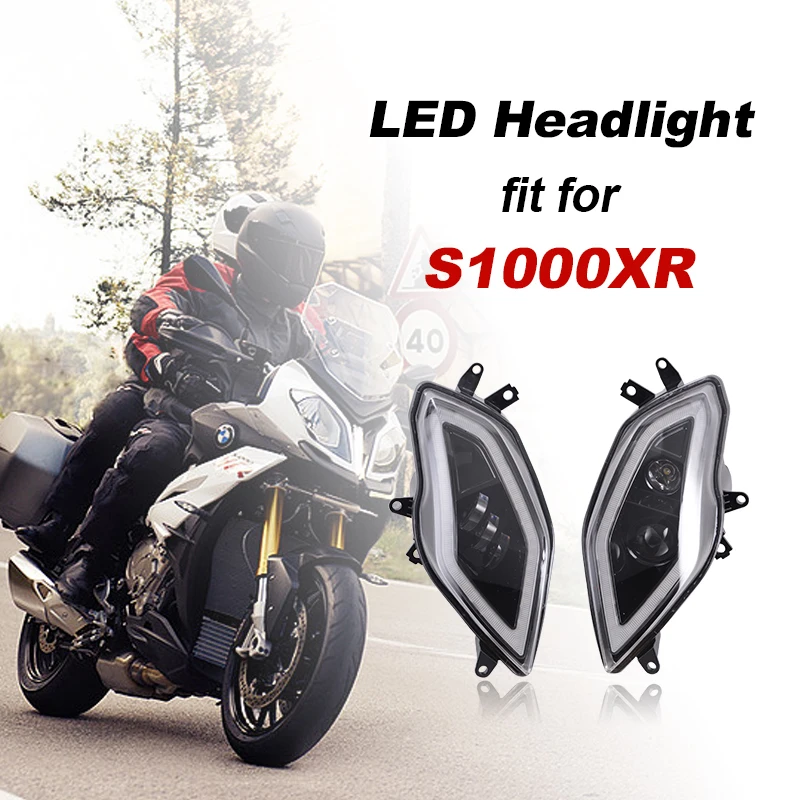 CE Recognized LED Headlight Assembly with DRL for B-MW S1000XR