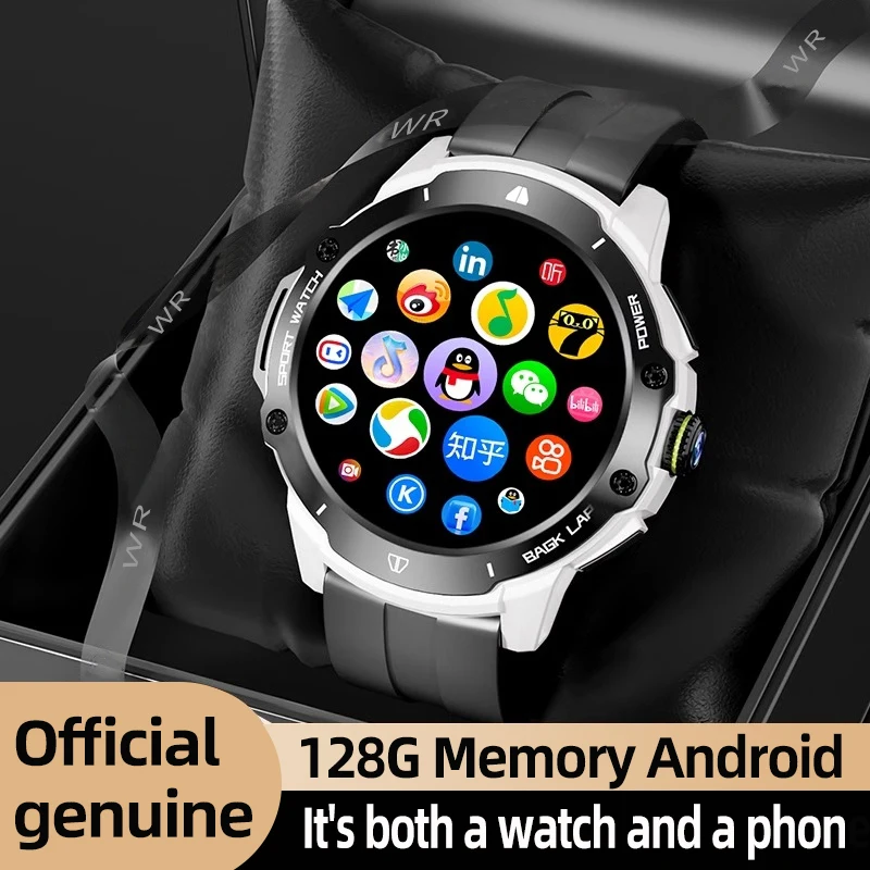 2024 128G student Insert card call wifi Android heart rate Bracelet 500W pixels videotape photograph Watch male Internet access