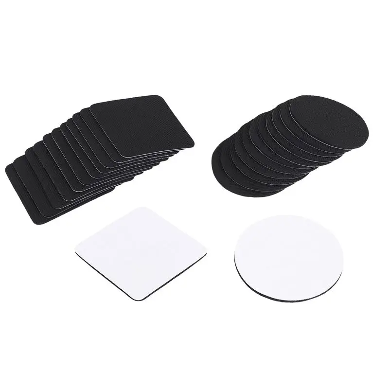 

НОВИНКА! A93G】 24 шт. заготовок для сублимации: резиновые подставки-костеры для термотрансферной печати изображений