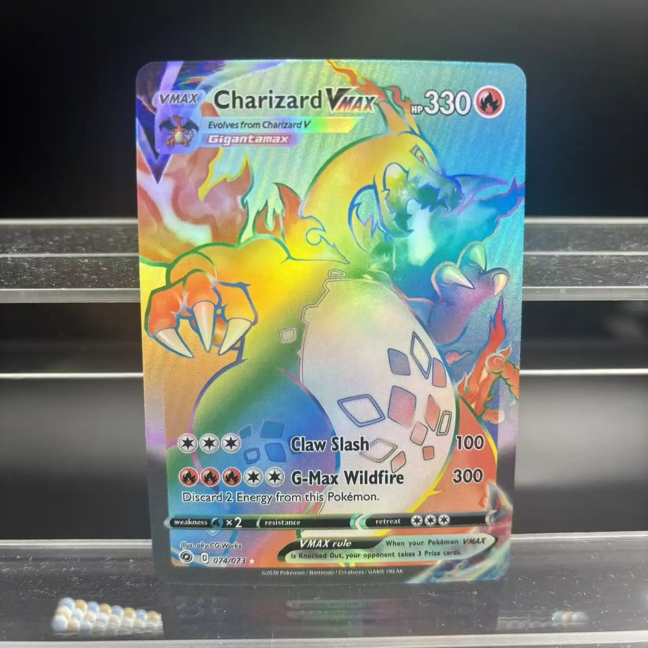 DIY PTCG جمع بطاقات Mega Charizard X ex ذاتية الصنع بطاقة واحدة لعبة كلاسيكية بطاقة أنيمي هدية لعبة