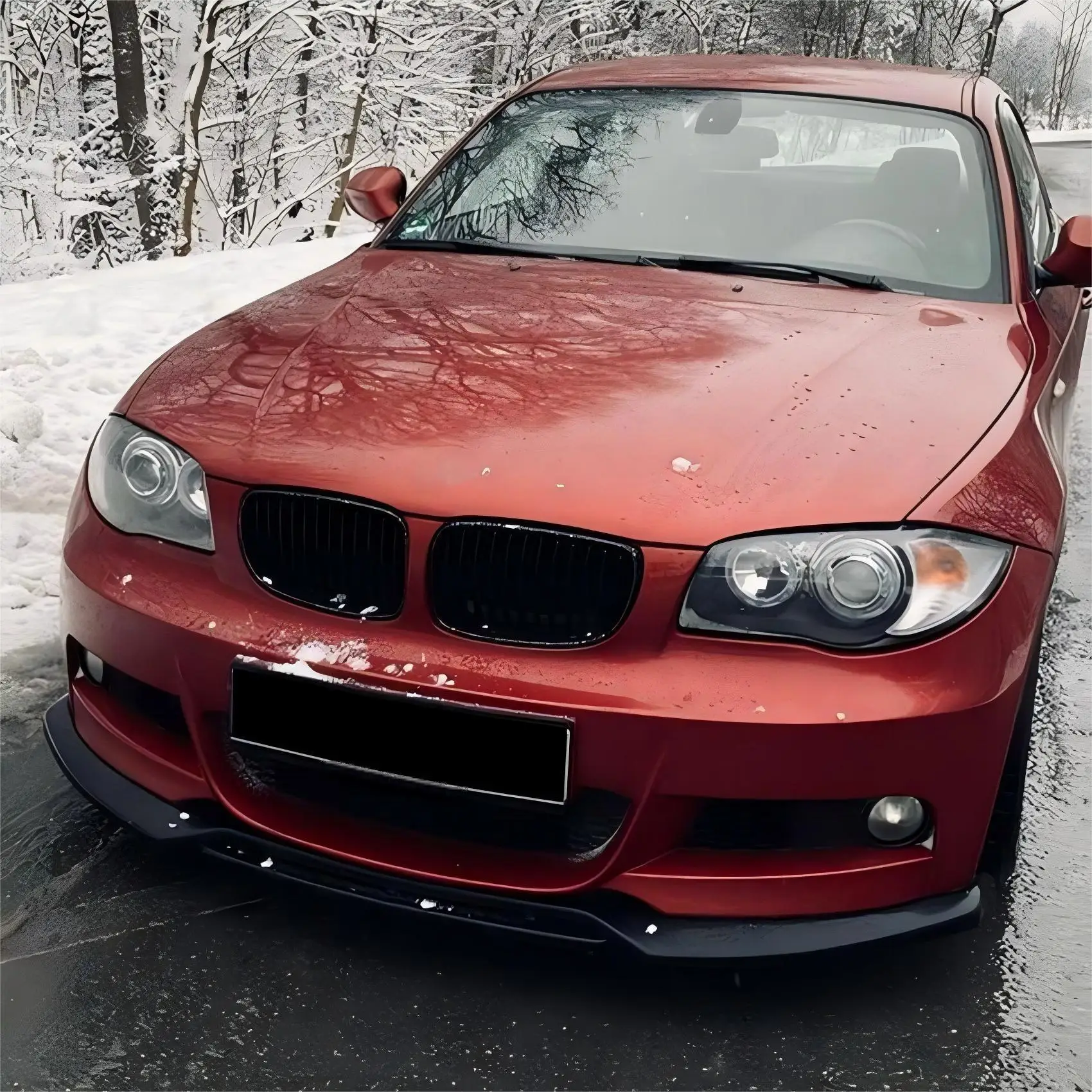 

Для BMW 1 серии E82 E88 M-Sport Coupe / Cabrio 2007-2014: Комплект для тюнинга — передний бампер, сплиттер, накладка, 4 шт., спойлер-канард, диффузор