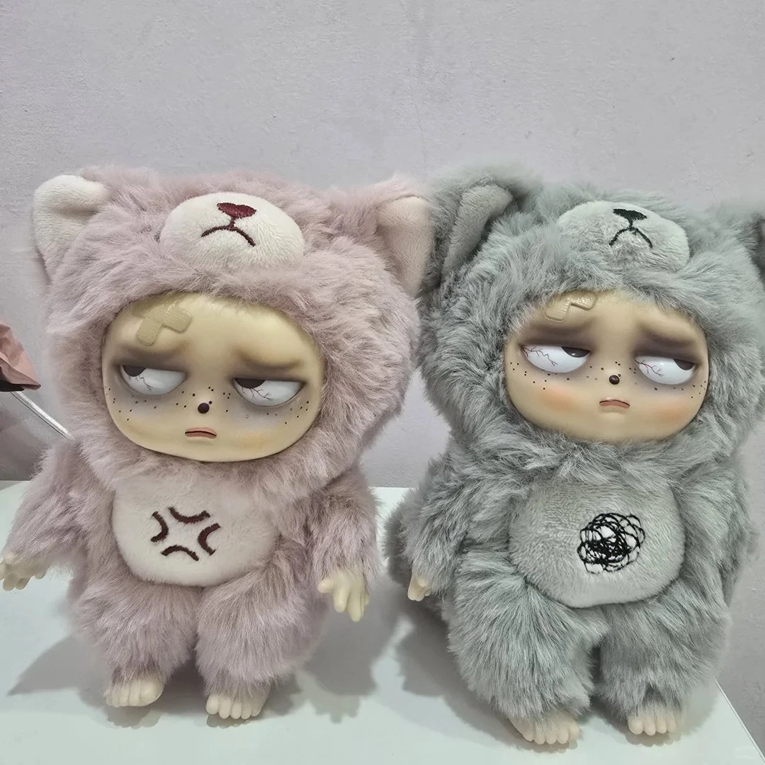 

Подлинная без рукавов серии Grumpipi, слепая коробка, виниловая кукла с лицом, модный кулон, декор, цветная сумка макарон, коллекционная модель, игрушка в подарок, новинка