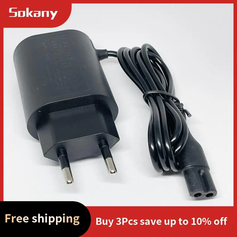 HIM-10X 12V 0.4A Caricatore da barba sostitutivo per Braun Serie S3 S5 S7 S8 S9 Adattatore per caricabatterie per rasoio elettrico Spina UE