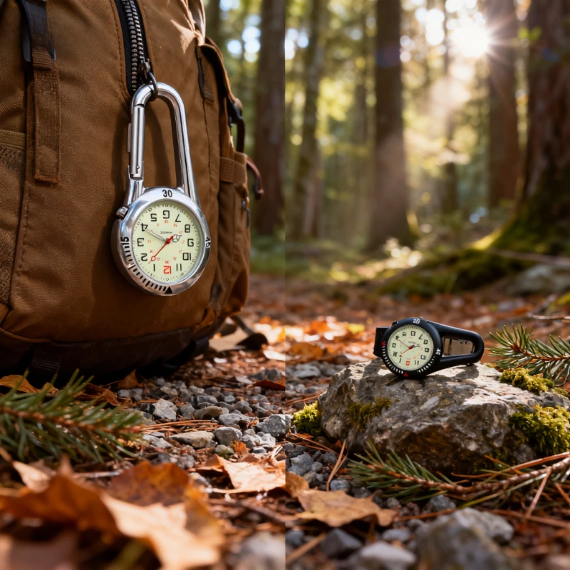 

Светящиеся спортивные карманные часы с арабскими цифрами, зажим для ремня, портативный карабин, медицинский подвесной рюкзак для медсестры, альпинистские часы