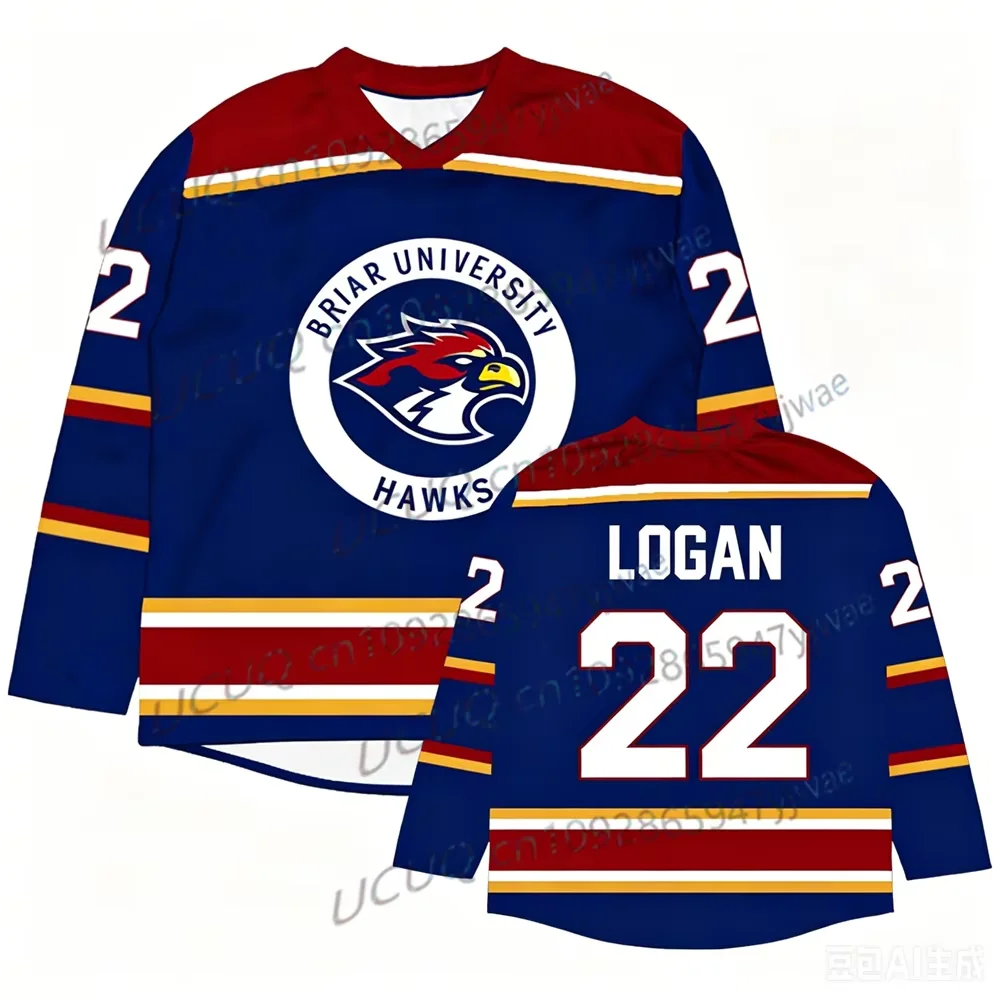 2026 Off Campus TV-Serie Eishockey-Trikot Graham Logan Di Laurentis Tucker Merchandise-Shirt Unisex Strand-T-Shirt – Detail 8