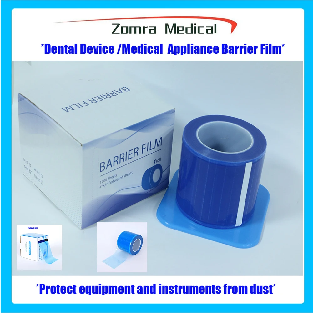 

1200 Sheets Disposable Dental Barrier Film Wrap Medical Surgical Disposable Plastic Film Barrier for Dental Use
