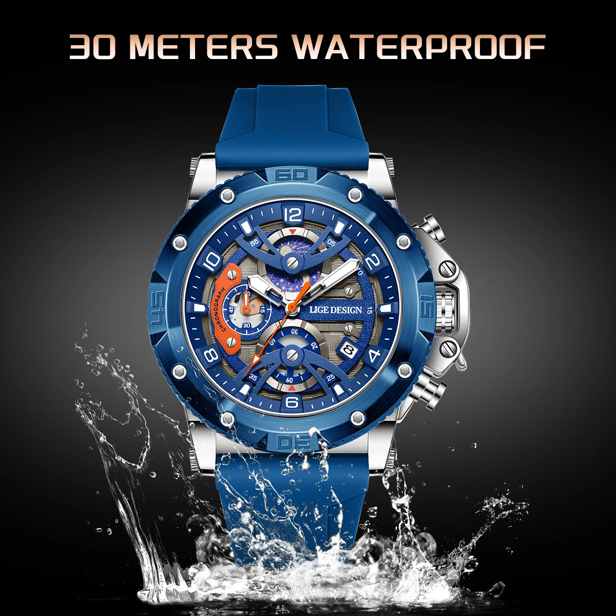 Relógio Masculino LIGE Esporti - Smartwatch Branded Watches For Men avaliação e preço