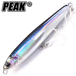 PEAK Sinking Pencil Bait Wobbler Gravity Transfer System Popper Pesca Swimbait Long Cast Minnow Tackle Fishing Lure