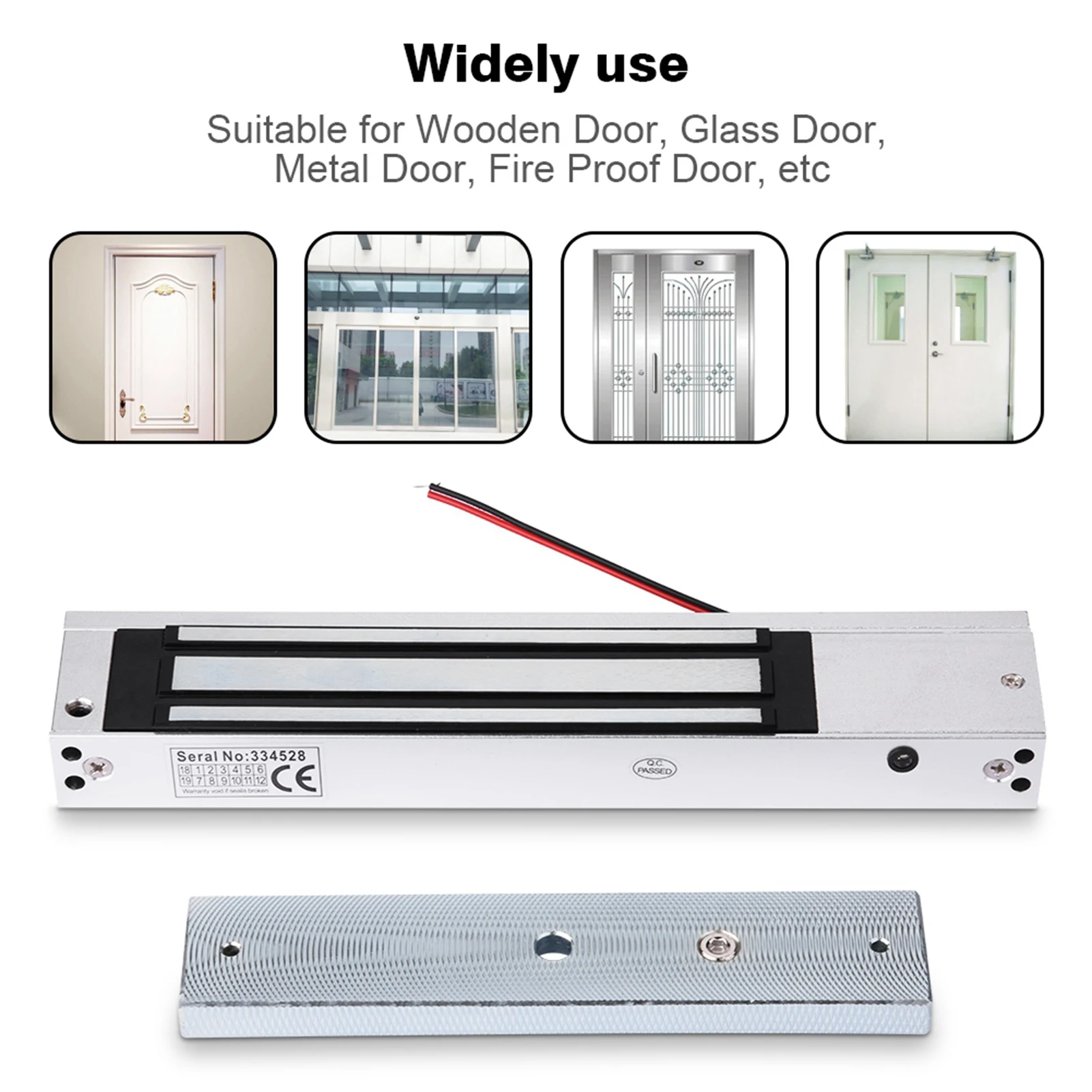 

Electric Cabinet Lock Electric Magnetic Door Lock 280kg Strong Force Access Control for Door Cabinet Drawer Electromagnetic Lock