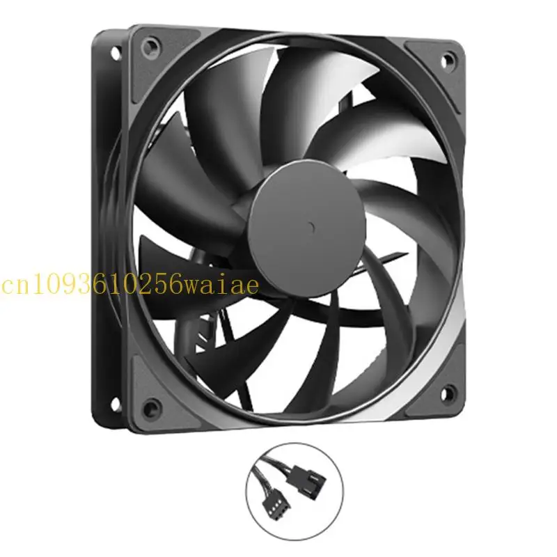 652F COMPORT PC CASE FAN 120 مم 12V 4PIN 1200 دورة في الدقيقة استبدال مروحة التبريد بدون فرش