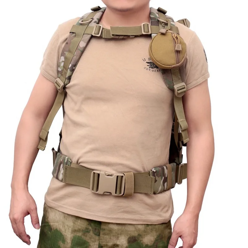 

New Outdoor Casual Men Coin Wallet Multifunctional Waterproof Wallet Camping Round Key Coin Bag Tactical Hunting Pocket for Men