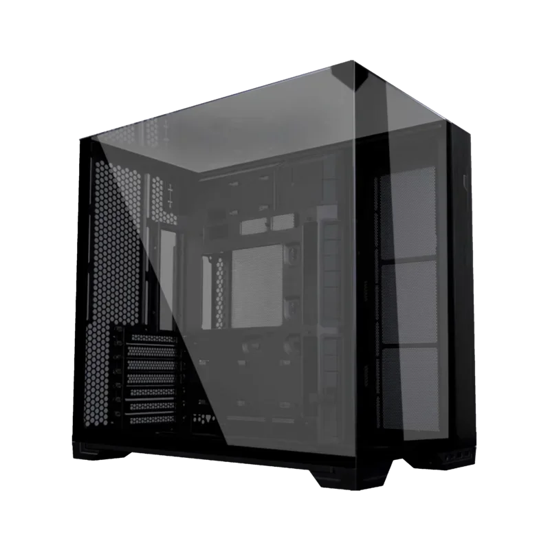 Computer case O11 VISION compact full view version three-sided quick dismantling glass sea view room