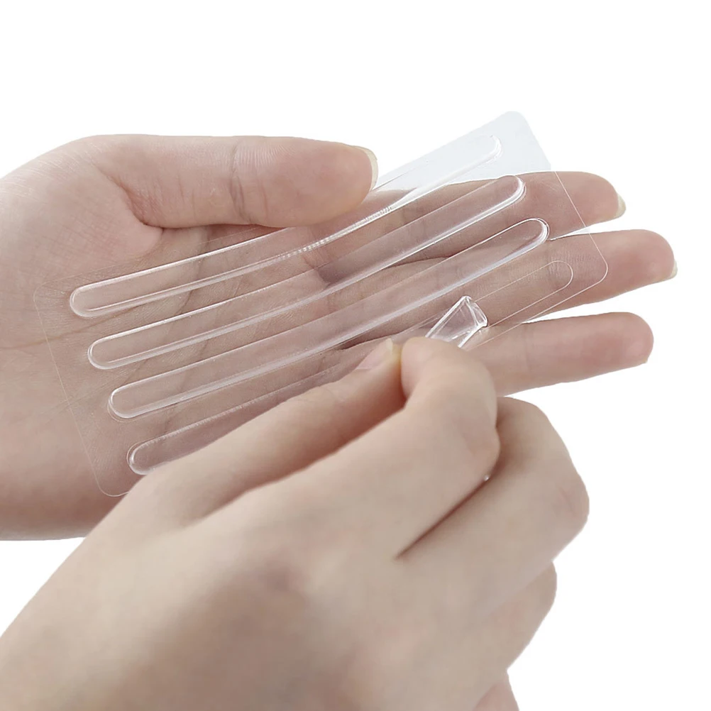 

12 Sheets Thin S al Stickers Heel Pads Wear Resistant Gel Portable Foot Care Tool Reducing Friction Avoiding Blisters Shoe Size