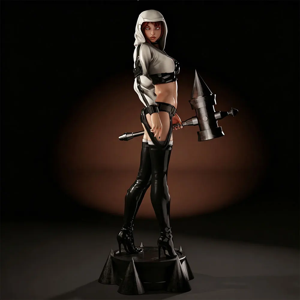 

75mm100mm120mm150mm Anime Character Statue GK Miniature 3D Printed Gray Model Figurine DIY Doll Model Unassembled And Unpainted
