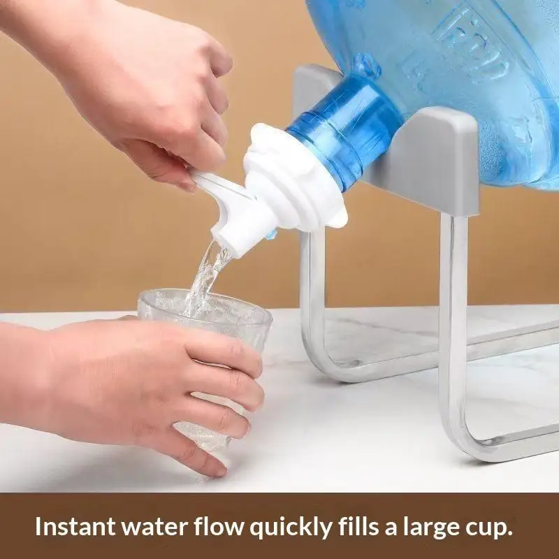 ♩Convenient Inverted Water Dispenser, Universal Inverted Stand For Bottled Water With Water Spout, Simple Water Dispenser view 3
