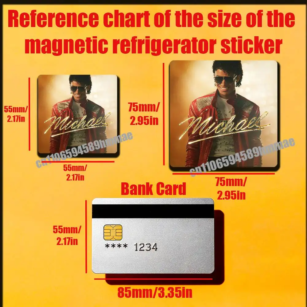 For M-Michael J-Jackson Movie 2026 Fridge Freezer Refrigerator Magnets Kitchen Metal Cabinet Magnetic