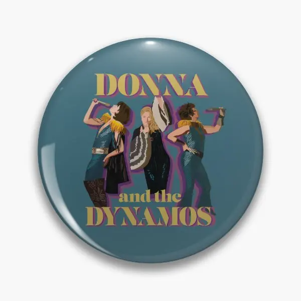 Donna And The Dynamos  Soft Button Pin Jewelry Collar Badge Fashion Cartoon Women Hat Cute Gift Decor Funny Lover Lapel Pin