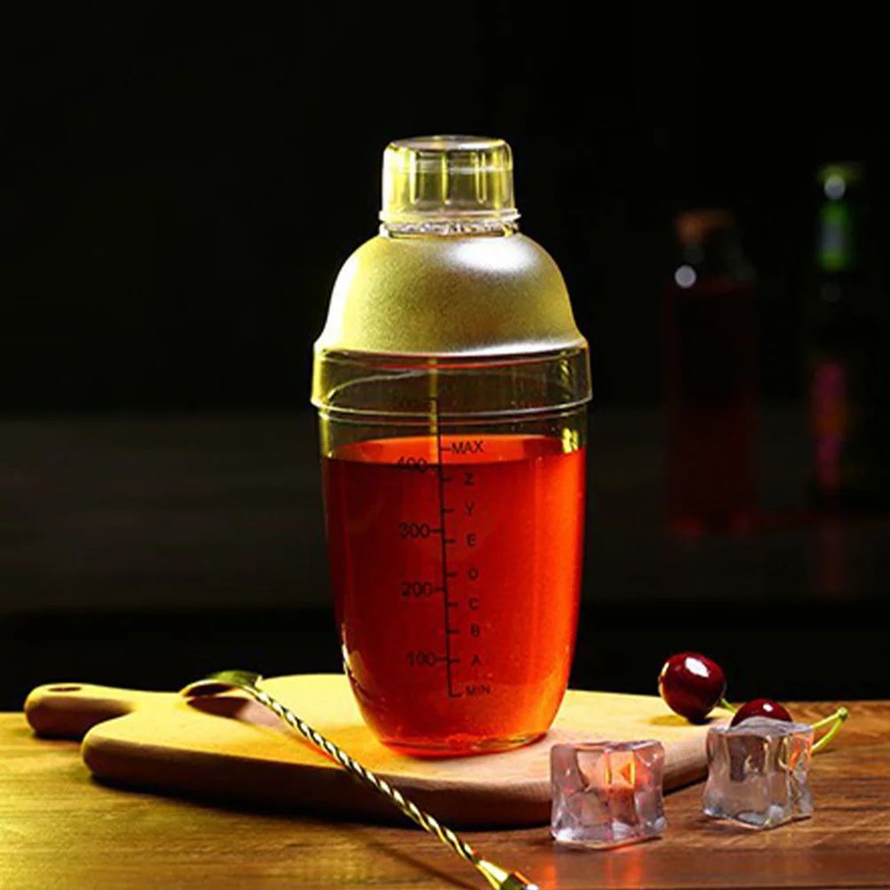 

1Set Cocktail Shaker Set Strong Material Easy to Clean Multifunctional Drink Mixer for Home Bar Bartenders Milk Tea Shops