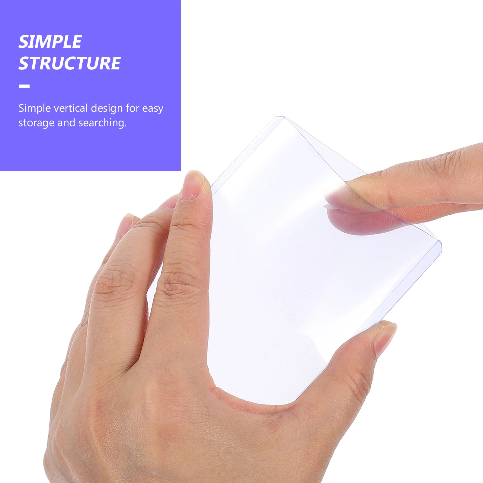 

25Pcs Game Card Sleeves Sturdy Transparent PVC Protective Covers Durable Card Protector Stand Cards Sleeves Cards Protector