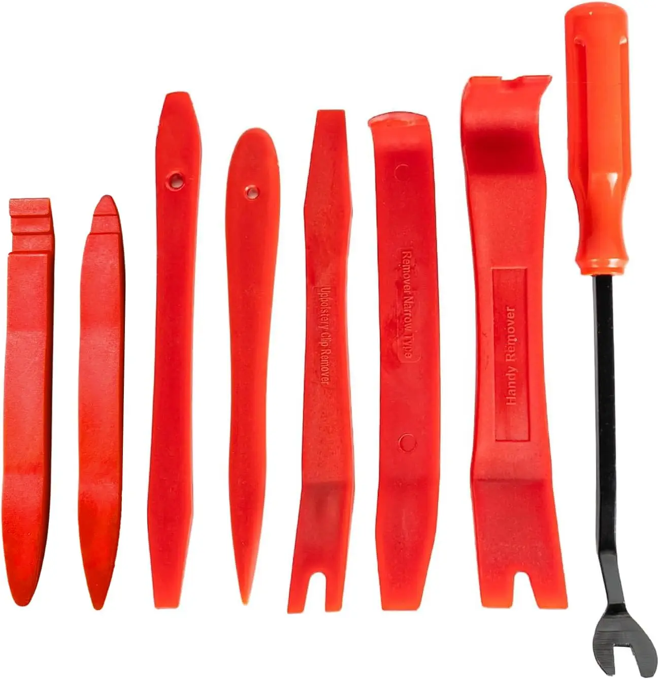 

8pc Auto Trim Removal Tool Kit - No Scratch Pry Tools for Door Panel, Clip & Fastener Removal