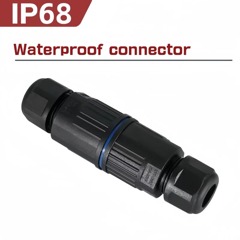 IP68 Waterproof Cable Connector Quick Connection KVSF-15 2 in 2 out 2/3/4/5 Pin Electrical Terminal Adapter Wire Connector