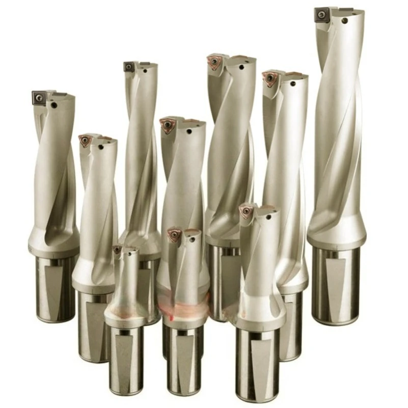 U Drill Quick Drill 2D, 3D, 4D Diameter Brute Drill SP WC Flat-bottom Bit 25 25.5 26 26.5 27 27.5