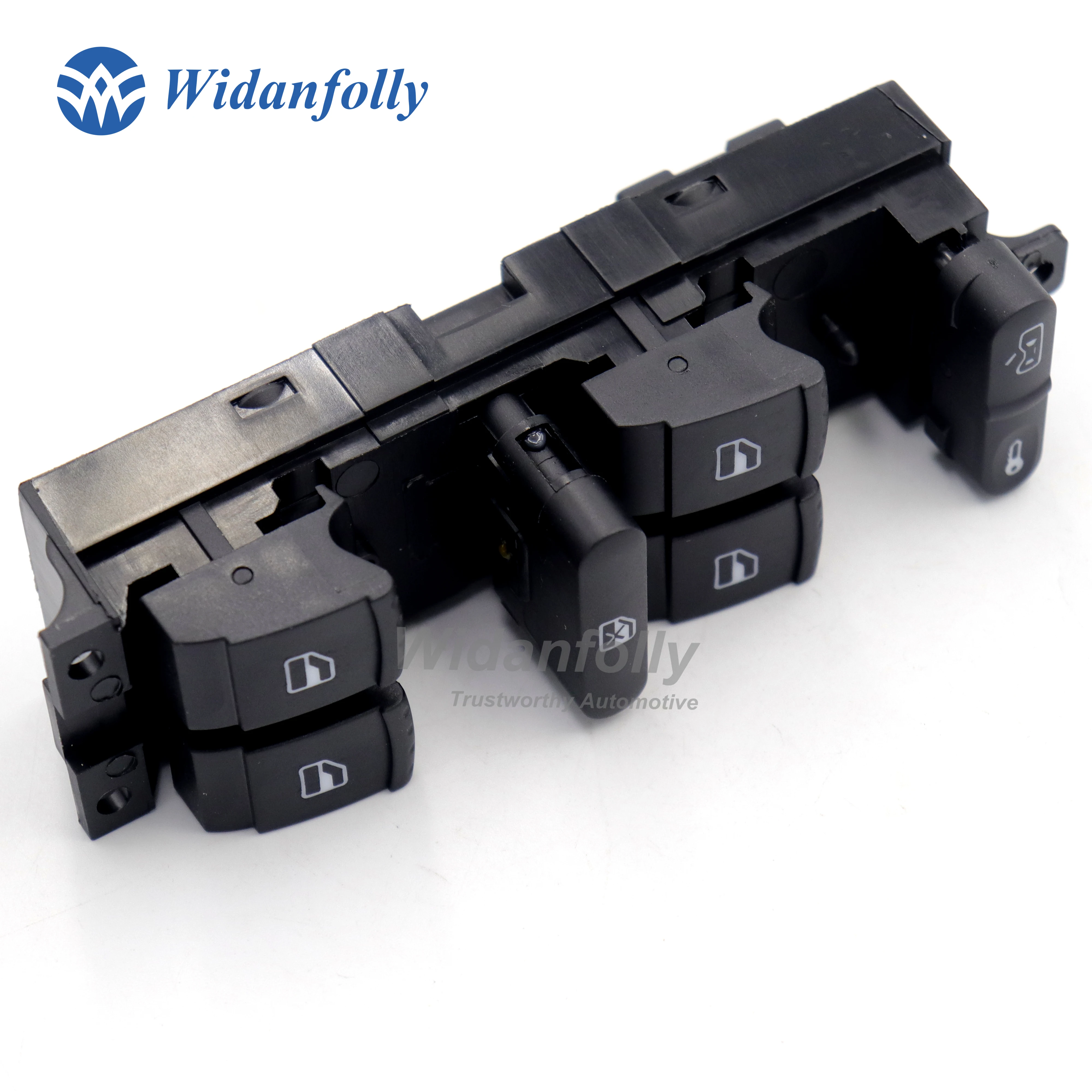 Widanfolly Car Power Window Switch Panel Master Console Control Switch For Bora Golf Passat Leon Toledo 1J4959857D 1J4 959 857D