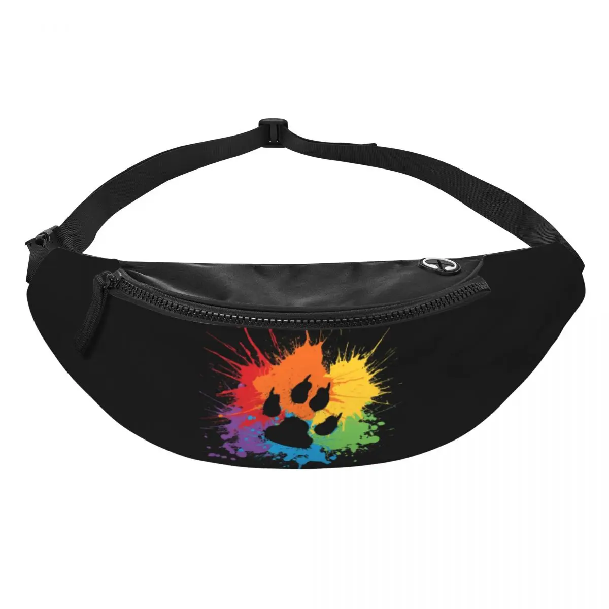 مخصص مثلي الجنس الدب باو فخر حزمة مراوح للسفر النساء الرجال GLBT LGBT قوس قزح فخر Crossbody الخصر حقيبة الهاتف المال الحقيبة
