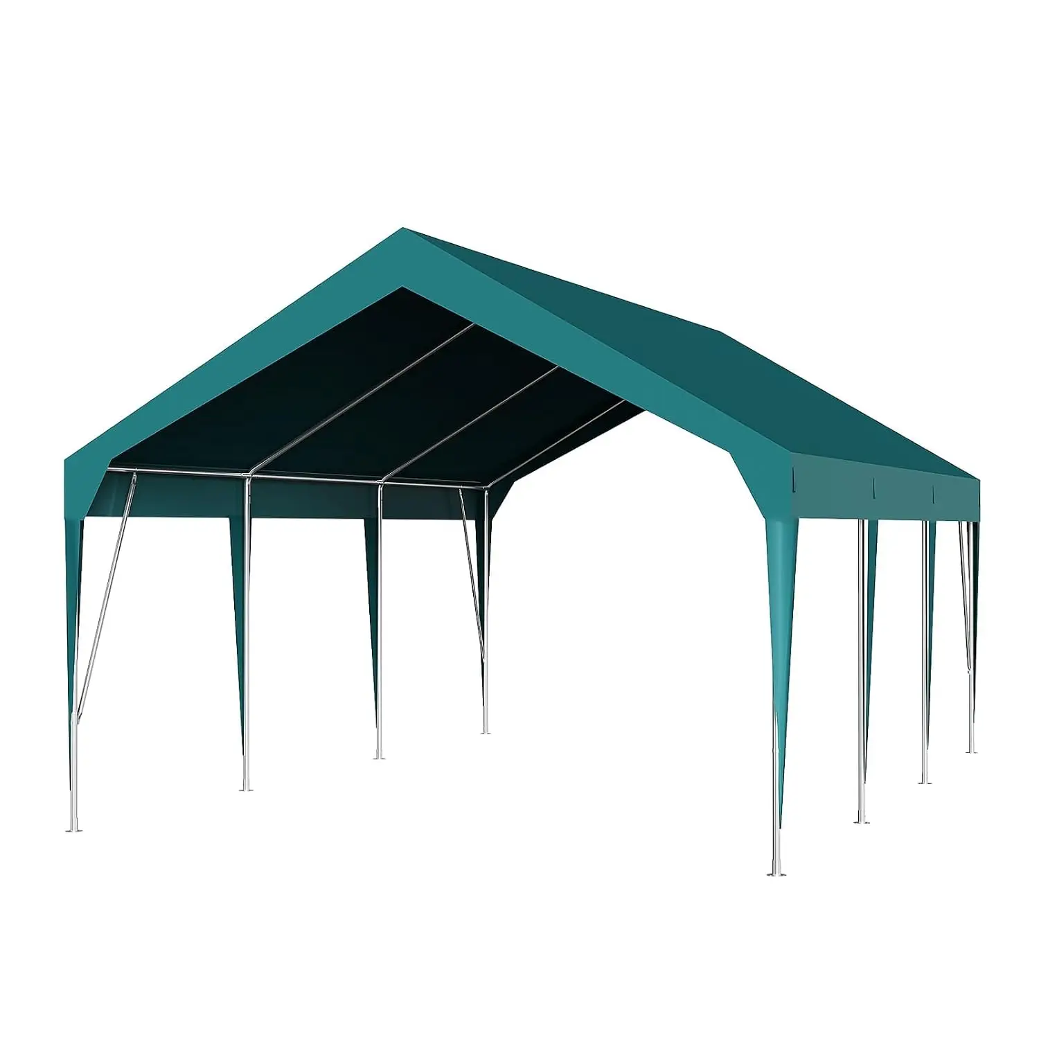10'x20' Heavy Duty Carport Canopy UV Resistant & Waterproof Portable Garage for Cars Boats Storage Outdoor Events, Customized