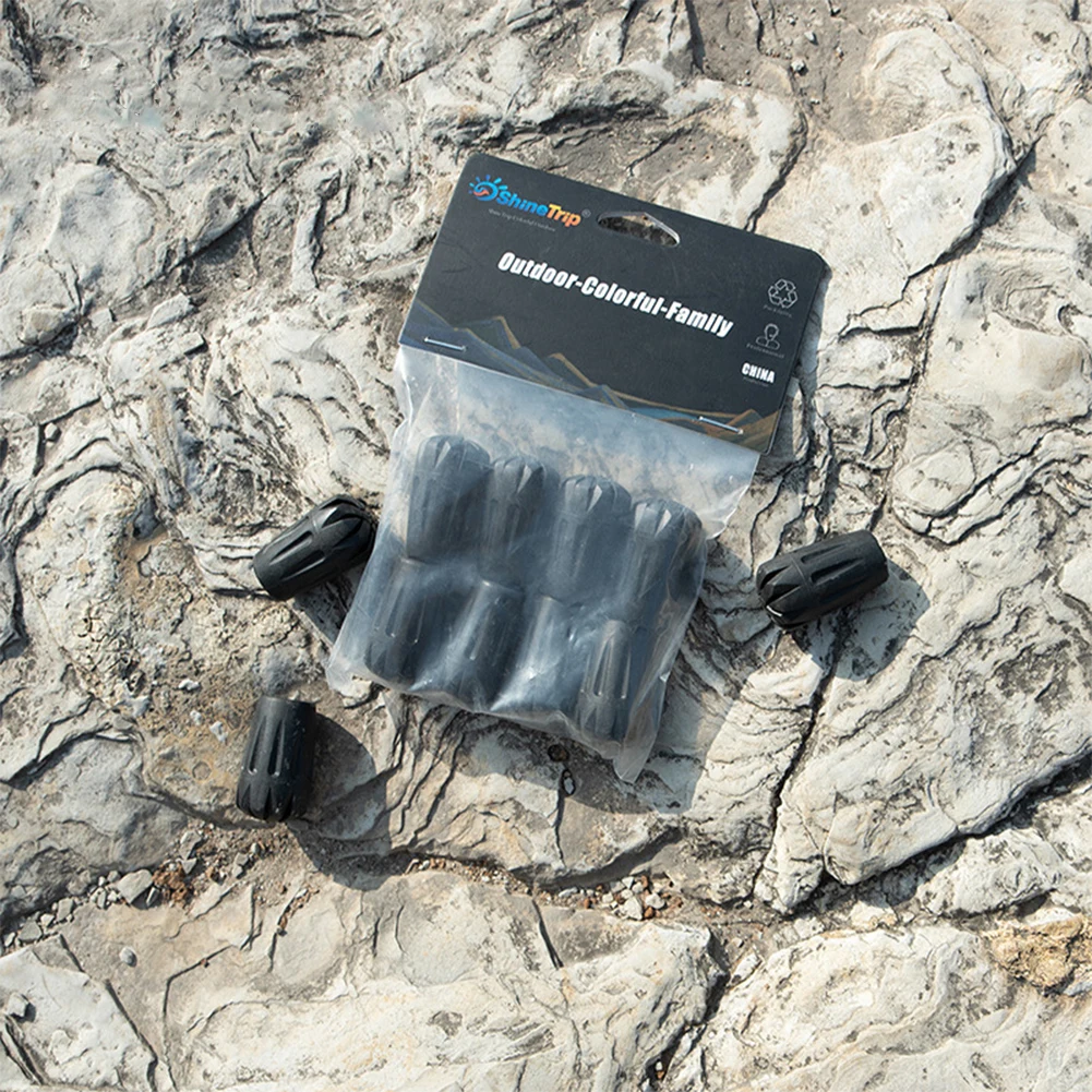 8 قطع من أطراف عصا المشي المطاطية لأعمدة الرحلات، نصائح بديلة لعمود المشي لمسافات طويلة لعصي المشي #2