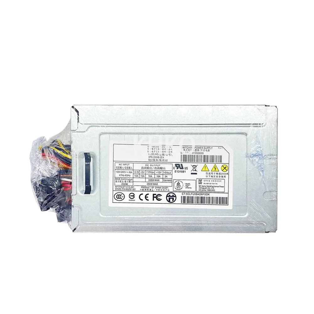 Original 350W Server Power 100-240V 47Hz-63Hz 6A For Ml310e G8 V2 Switching Power Supply DPS-350AB-20 A 671310-001 686761-001