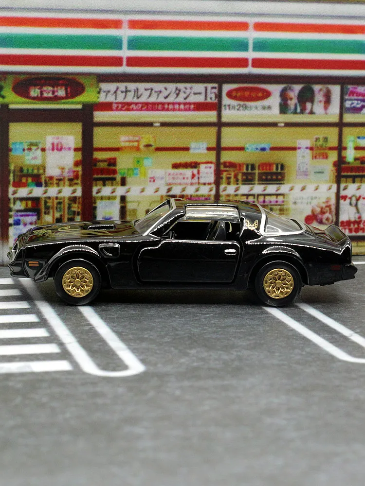 TAKARA TOMY tomica Alloy car Model Black Box Flagship New TP21 Pontiac Firebird, a holiday gift for kids boys and girls