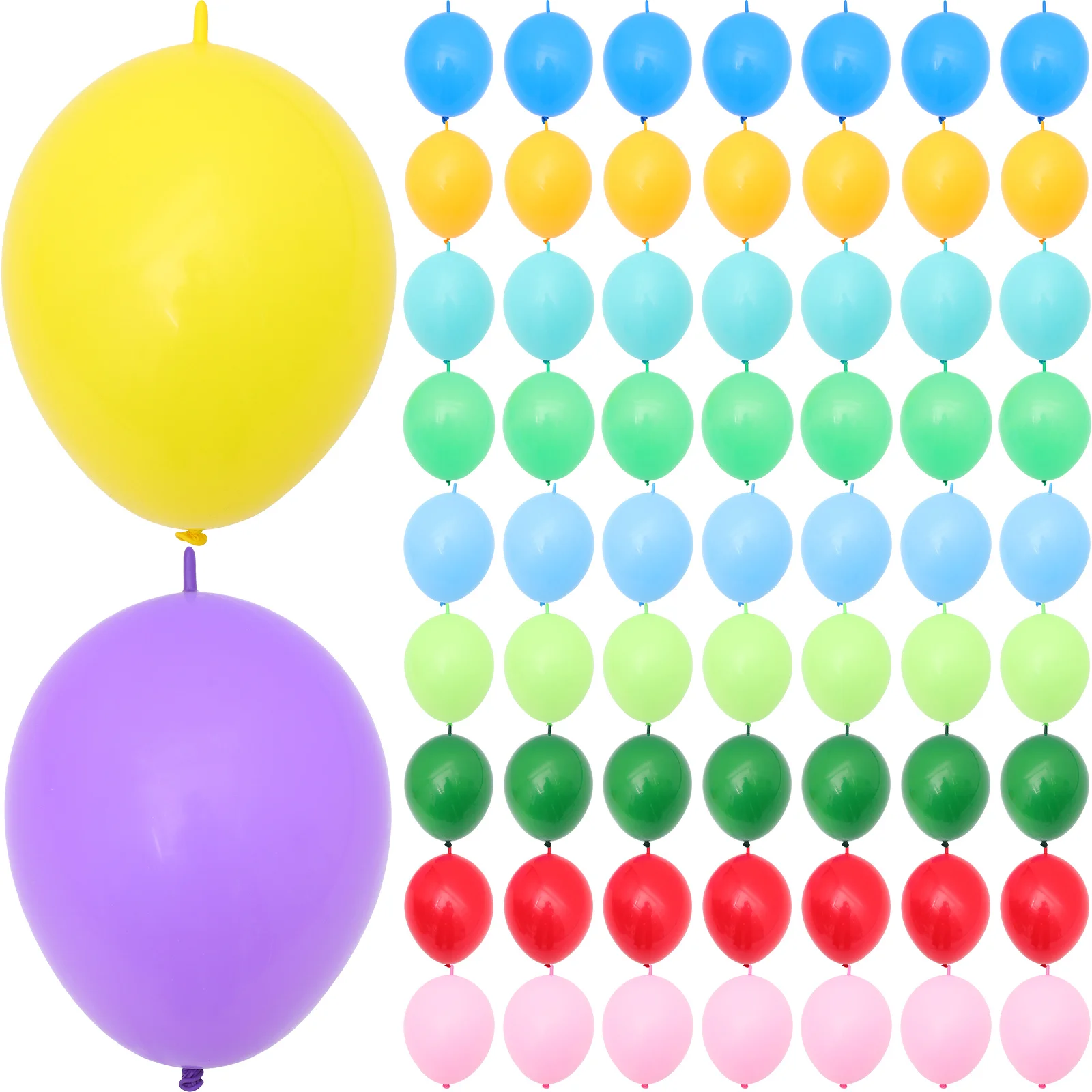 

100Pcs Tail Balloons Latex Balloons Bulk for Party Decorations Birthday Wedding Balloon Arches Festival Supplies