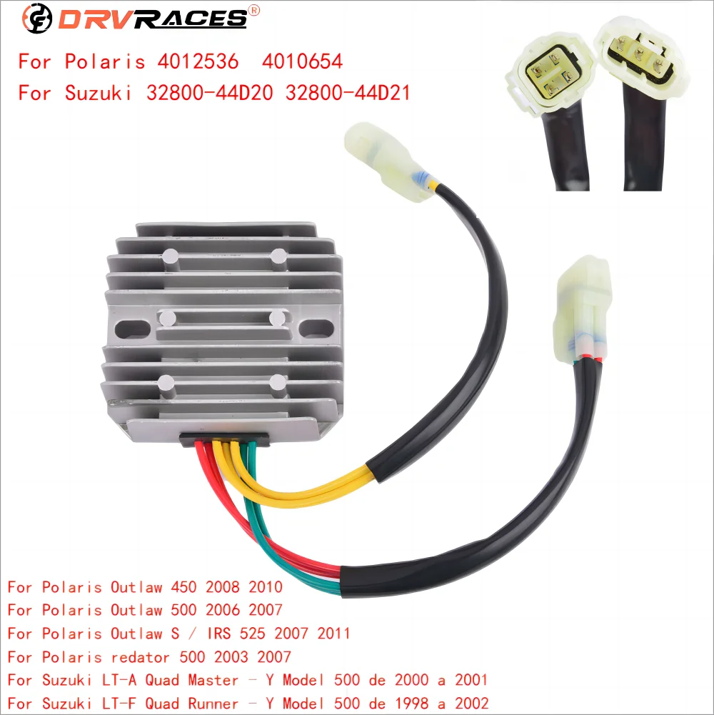 

ATV Voltage Regulator Rectifier For Polaris Outlaw 450 500 S / IRS 525 Redator 500 4012536 Suzuki LT-A Quad Master Runner500