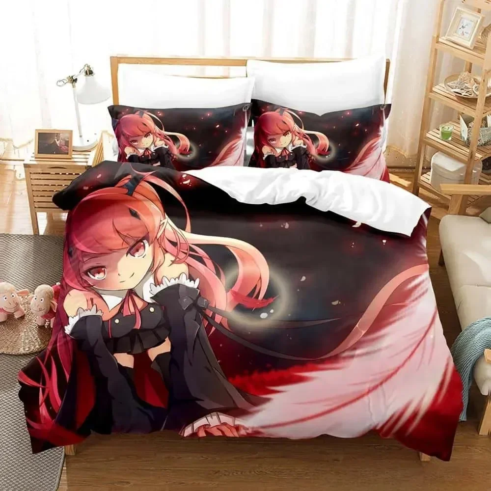

3D Anime Seraph of the end Printed Bed Set Duvet Cover Pillowcase Bedding Set Bed Linen Sheet Quilt Cover Full Queen King Size