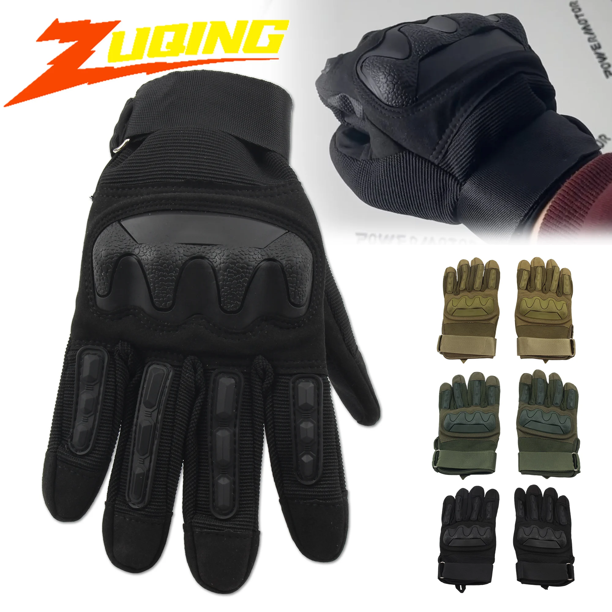 

Мотоциклетные тактические перчатки с полным пальцем, сенсорный дизайн для верховой езды, кемпинга, пешего туризма, скалолазания, фитнеса, защиты, спортивной охоты