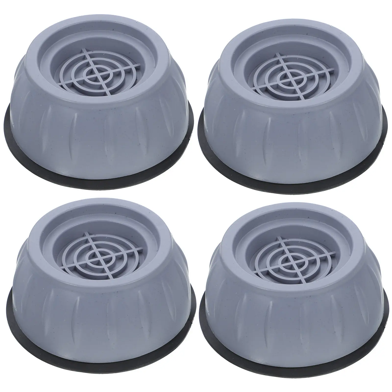 4Pcs Washing Machine Feet Pads Anti Vibration Noise Reduction Heightening Leveling Ventilation Damp Prevention Stabilizer Pads